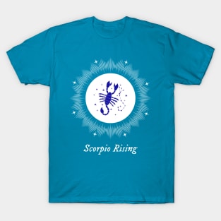 Scorpio Rising Astrology Chart Zodiac Sign Ascendant T-Shirt